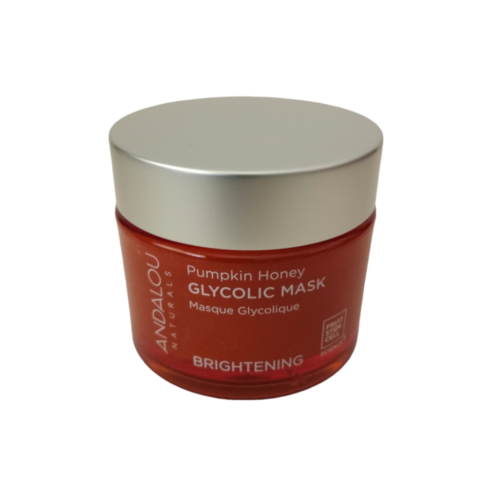 Andalou Naturals Pumpkin Honey  Glycolic Mask Brightening 1.7 oz Full Size NIB